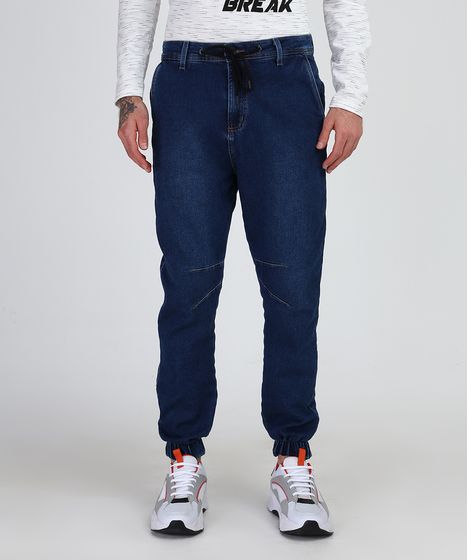 calça moletom masculina jeans