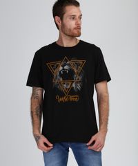 Camiseta-Masculina-Leao--Wild-and-Free--Manga-Curta-Gola-Careca-Preta-9946344-Preto_1