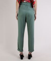Calca-Feminina-Clochard-Cintura-Super-Alta-com-Faixa-Para-Amarracao-e-Bolsos-Verde-Escuro-9949335-Verde_Escuro_2 Calca-Feminina-Clochard-Cintura-Super-Alta-com-Faixa-Para-Amarracao-e-Bolsos-Verde-Escuro-9949335-Verde_Escuro_2