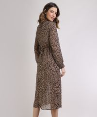 Vestido-Feminino-Animal-Print-Midi-Transparente-Manga-Longa-Decote-Redondo-Marrom-9890545-Marrom_2