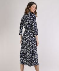 Vestido-Feminino-Midi-Floral-Transpassado-Manga-3-4-Preto-9942468-Preto_2