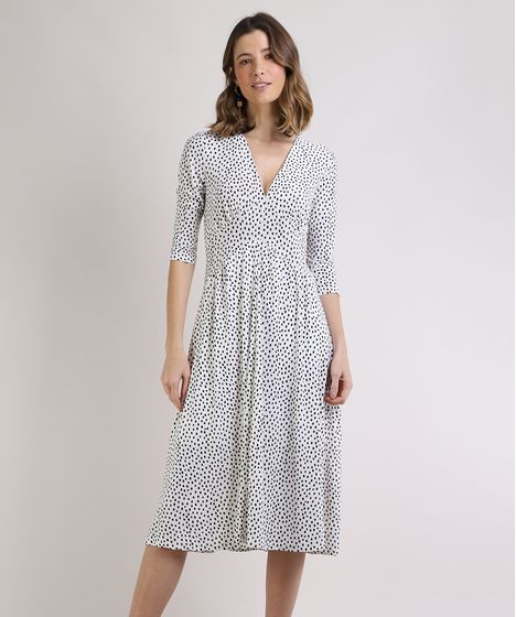vestido white off