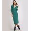 Vestido-Feminino-Midi-Manga-3-4-Decote-V-Verde-9946827-Verde_1