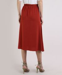 Saia-Feminina-Midi-com-Botoes-e-Fenda-Laranja-Escuro-9942684-Laranja_Escuro_2