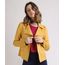 Blazer-Feminino-em-Suede-com-Recorte-Amarelo-9818782-Amarelo_1