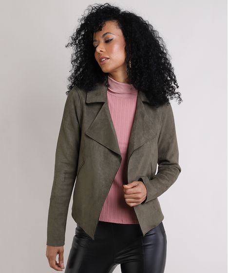 casaco neoprene verde militar