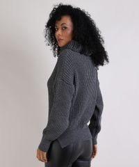 Blusa-Feminina-em-Trico-Gola-Alta-Cinza-Mescla-Escuro-9946661-Cinza_Mescla_Escuro_2 Blusa-Feminina-em-Trico-Gola-Alta-Cinza-Mescla-Escuro-9946661-Cinza_Mescla_Escuro_2