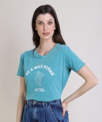 T-Shirt-Feminina-Mindset-Coracao--Nice-Human--Manga-Curta-Decote-Redondo-Verde-9947391-Verde_1
