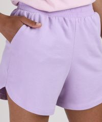 Short-de-Moletom-Feminino-Running-Cintura-Alta-com-Bolsos-Lilas-9952251-Lilas_4