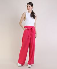 Calca-Feminina-Mindset-Pantalona-Cintura-Super-Alta-com-Faixa-para-Amarrar-Pink-9949310-Pink_3