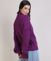 Sueter-Feminino-em-Trico-Oversized-Gola-Alta-Roxo-9955005-Roxo_2