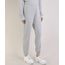 Calca-de-Moletom-Feminina-Mindset-Jogger-Cintura-Alta-com-Bolso-Cinza-Mescla-Claro-9955865-Cinza_Mescla_Claro_1