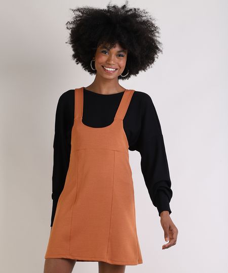 Salopete-Feminina-Curta-Alca-Media-Caramelo-9946655-Caramelo_1 Salopete-Feminina-Curta-Alca-Media-Caramelo-9946655-Caramelo_1