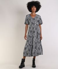 Vestido-Feminino-Midi-Estampado-Animal-Print-Manga-Curta-Decote-V-Preto-9947736-Preto_1
