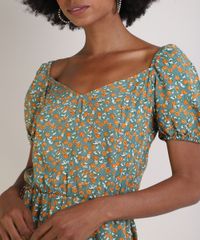 Vestido-Feminino-Curto-Estampado-Floral-Manga-Bufante-Decote-Reto-Verde-9947738-Verde_4