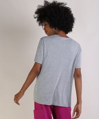 Blusa-Feminina-Cachorro--Xo-Bad-Vibes--Manga-Curta-Decote-Redondo-Cinza-Mescla-9954326-Cinza_Mescla_2