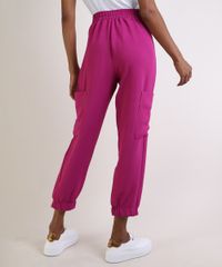 Calca-Feminina-Jogger-Cintura-Media-com-Bolsos-Roxa-9955708-Roxo_2