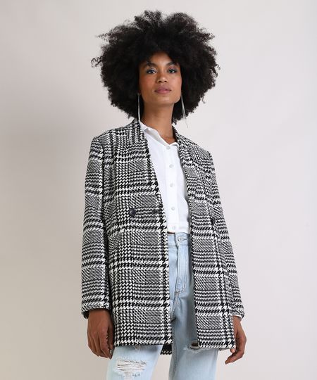 Casaco-de-Jacquard-Feminino-Estampado-Xadrez-com-Bolsos-Preto-9896215-Preto_1 Casaco-de-Jacquard-Feminino-Estampado-Xadrez-com-Bolsos-Preto-9896215-Preto_1