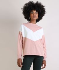 Blusao-de-Moletom-Feminino-com-Recorte-Rosa-9953469-Rosa_1