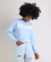 Blusao-de-Moletom-Felpado-Feminino--Bonjour--Azul-Claro-9953791-Azul_Claro_1