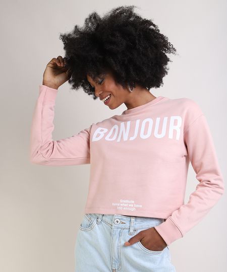 Blusao-de-Moletom-Felpado-Feminino--Bonjour--Rosa-Claro-9953792-Rosa_Claro_1