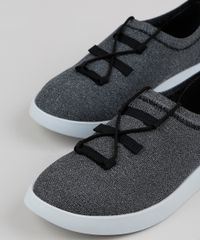 Tenis-Feminino-Knit-Grendha-Comfort-com-Cadarco-Cinza-Mescla-9941669-Cinza_Mescla_3