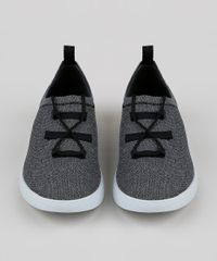 Tenis-Feminino-Knit-Grendha-Comfort-com-Cadarco-Cinza-Mescla-9941669-Cinza_Mescla_5
