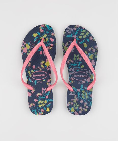 Chinelo-Feminino-Havaianas-Slim-Romance-Estampado-de-Folhagem-Azul-Marinho-9951958-Azul_Marinho_1