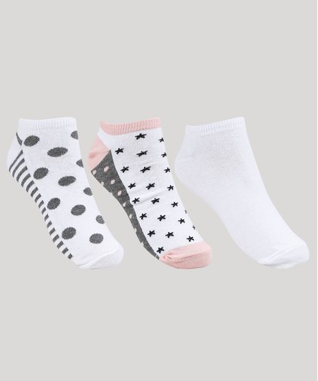 Kit-de-3-Meias-Feminino-Cano-Baixo-Multicor-9957307-Multicor_1