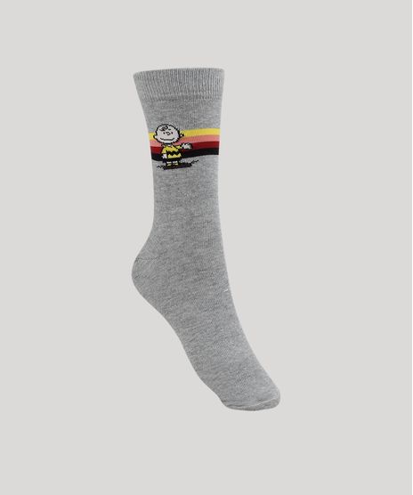 Meia-Masculina-Cano-Alto-Charlie-Brown-Cinza-9944800-Cinza_1