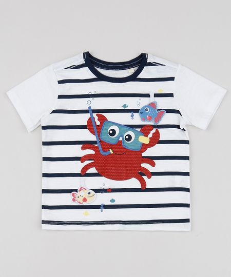 Camiseta-Infantil-Listrado-Caranguejo-Manga-Curta-Off-White-9947891-Off_White_1