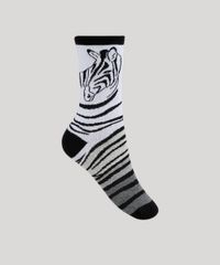 Meia-Feminina-Cano-Alto-Estampado-Animal-Print-de-Zebra-Branca-9954821-Branco_2