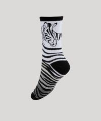 Meia-Feminina-Cano-Alto-Estampado-Animal-Print-de-Zebra-Branca-9954821-Branco_3