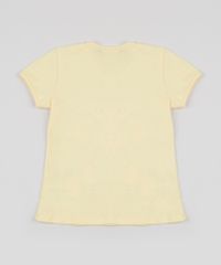 Blusa-Infantil-Flamingos-Manga-Curta-Amarela-9952888-Amarelo_2