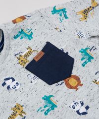 Camiseta-Infantil-Estampada-de-Bichos-com-Bolso-Manga-Curta-Cinza-Mescla-Claro-9954940-Cinza_Mescla_Claro_4