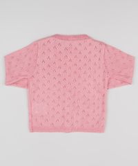 Cardigan-Infantil-em-Trico-Texturizado-Rosa-9948949-Rosa_2