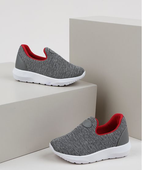 Tenis-Infantil-Sonho-de-Crianca-Knit-Calce-Facil--Cinza-9956654-Cinza_1