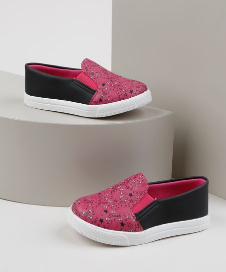 Tenis-Slip-On-Infantil-Sonho-de-Crianca-com-Estampa-Rosa-9956633-Rosa_1