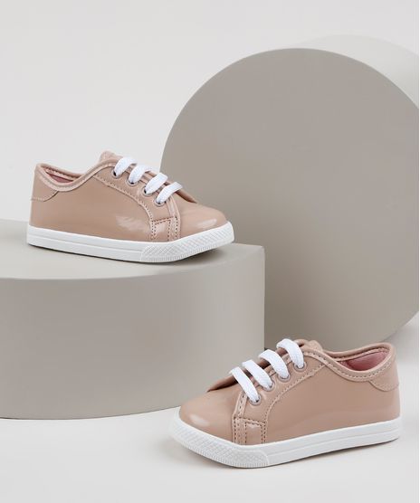 Tenis-Infantil-Sonho-de-Crianca-em-Verniz-Bege-9956635-Bege_1
