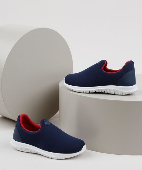 Tenis-Infantil-Sonho-de-Crianca-Knit-Calce-Facil-Texturizado-Azul-Marinho-9956641-Azul_Marinho_1