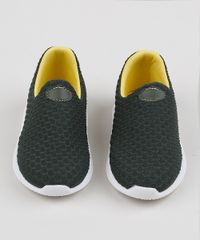 Tenis-Infantil-Sonho-de-Crianca-Knit-Calce-Facil-Texturizado-Verde-Escuro-9956642-Verde_Escuro_5