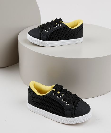 tenis preto criança