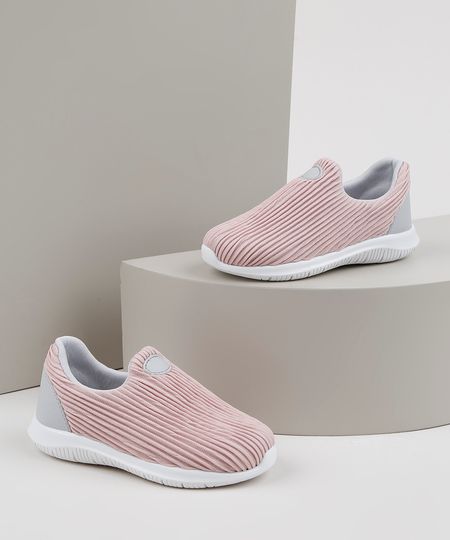 Tenis-Infantil-Sonho-de-Crianca-Knit-Calce-Facil-Texturizado-Rosa-9956646-Rosa_1