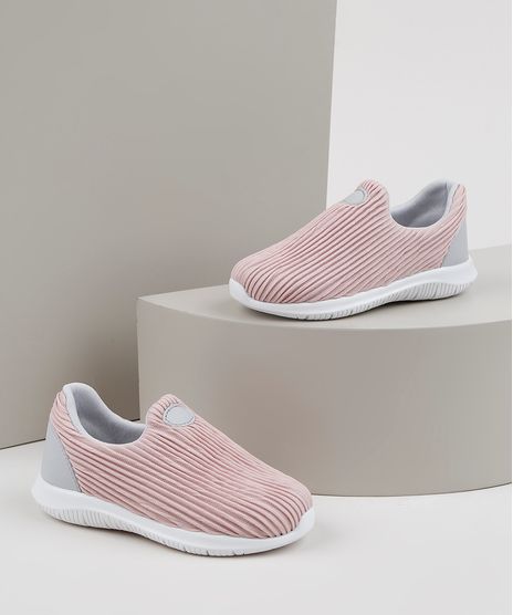 Tenis-Infantil-Sonho-de-Crianca-Knit-Calce-Facil-Texturizado-Rosa-9956646-Rosa_1