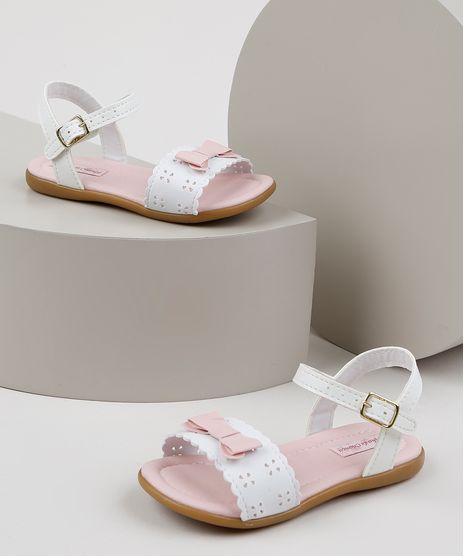 Sandalia-Infantil-Sonho-de-Crianca-com-Laco-Branca-9956670-Branco_1