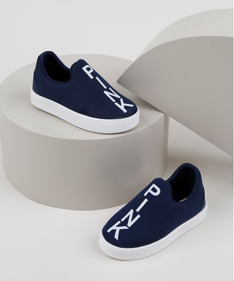 Tenis-Infantil-Sonho-de-Crianca-Knit-Calce-Facil--Pink--Azul-Marinho-9956652-Azul_Marinho_1