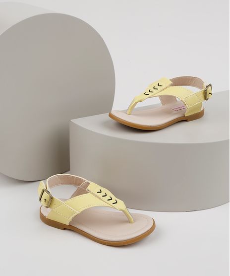 Rasteirinha-Infantil-Sonho-de-Crianca-Amarela-9956677-Amarelo_1