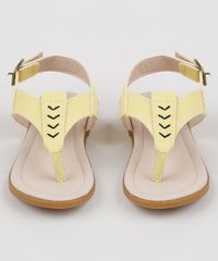 Rasteirinha-Infantil-Sonho-de-Crianca-Amarela-9956677-Amarelo_5