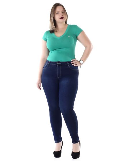 jardineira jeans sawary plus size feminina