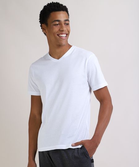Camiseta-Masculina-Basica-Manga-Curta-Gola-V-Branca-9597169-Branco_1